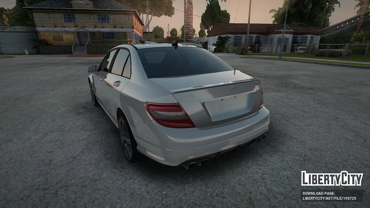 Mercedes-Benz C63 AMG V12 / GTA San Andreas