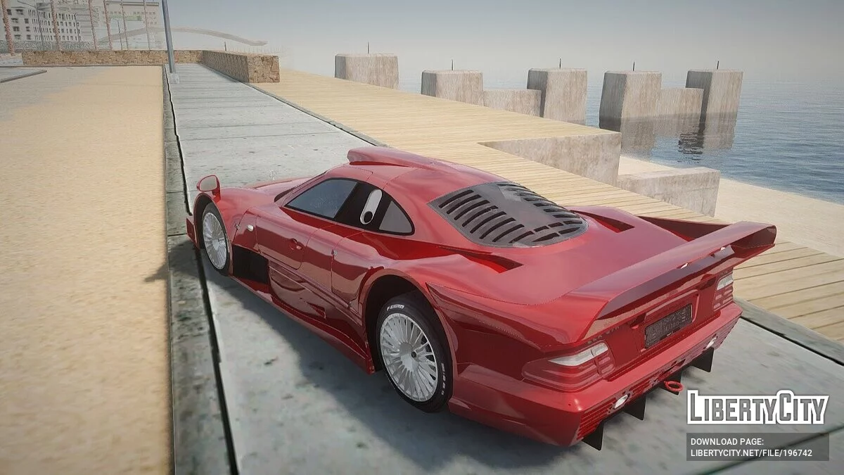Mercedes-Benz CLK GTR / GTA San Andreas