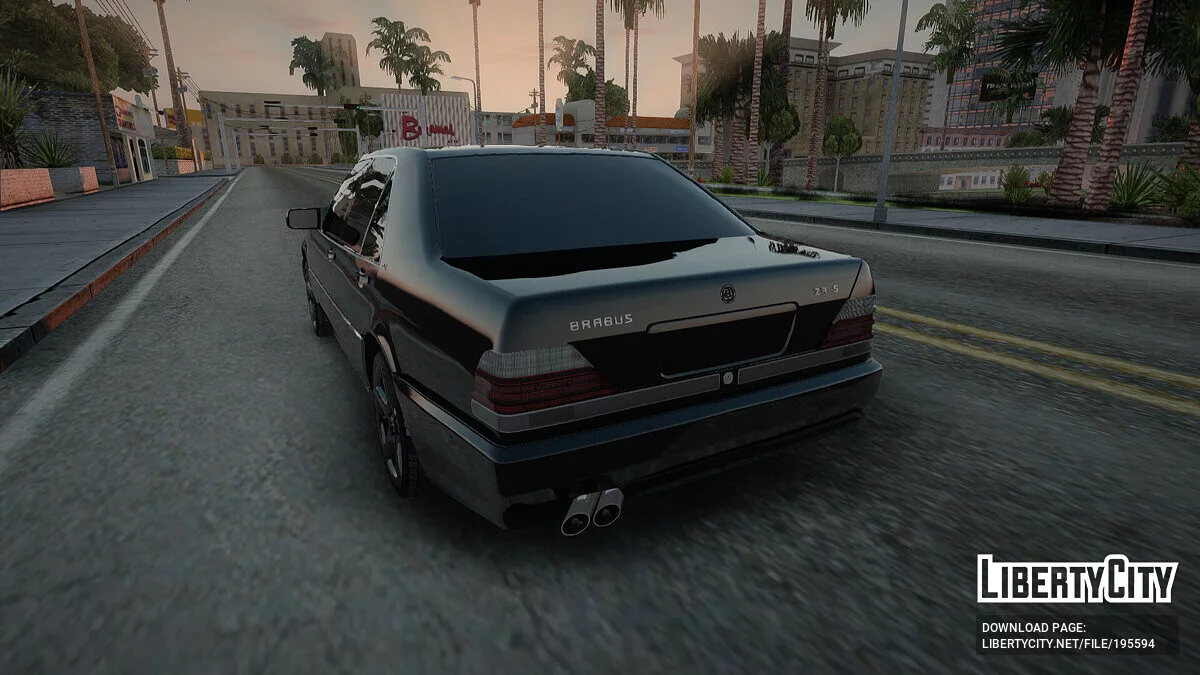 Mercedes-Benz W140 Brabus 7.3S / GTA San Andreas