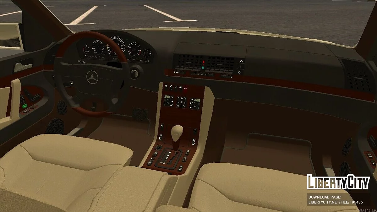 Mercedes-Benz W140 Pullman + CCD / GTA San Andreas