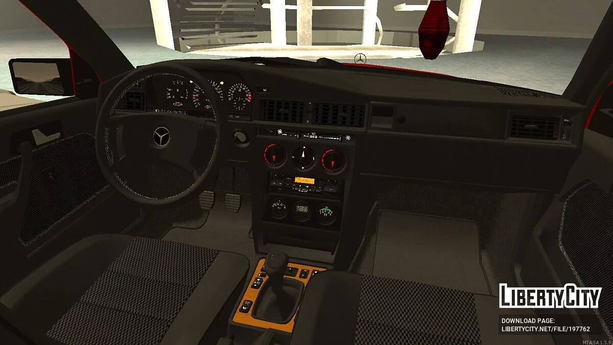 Mercedes-Benz 190E + CCD / GTA San Andreas