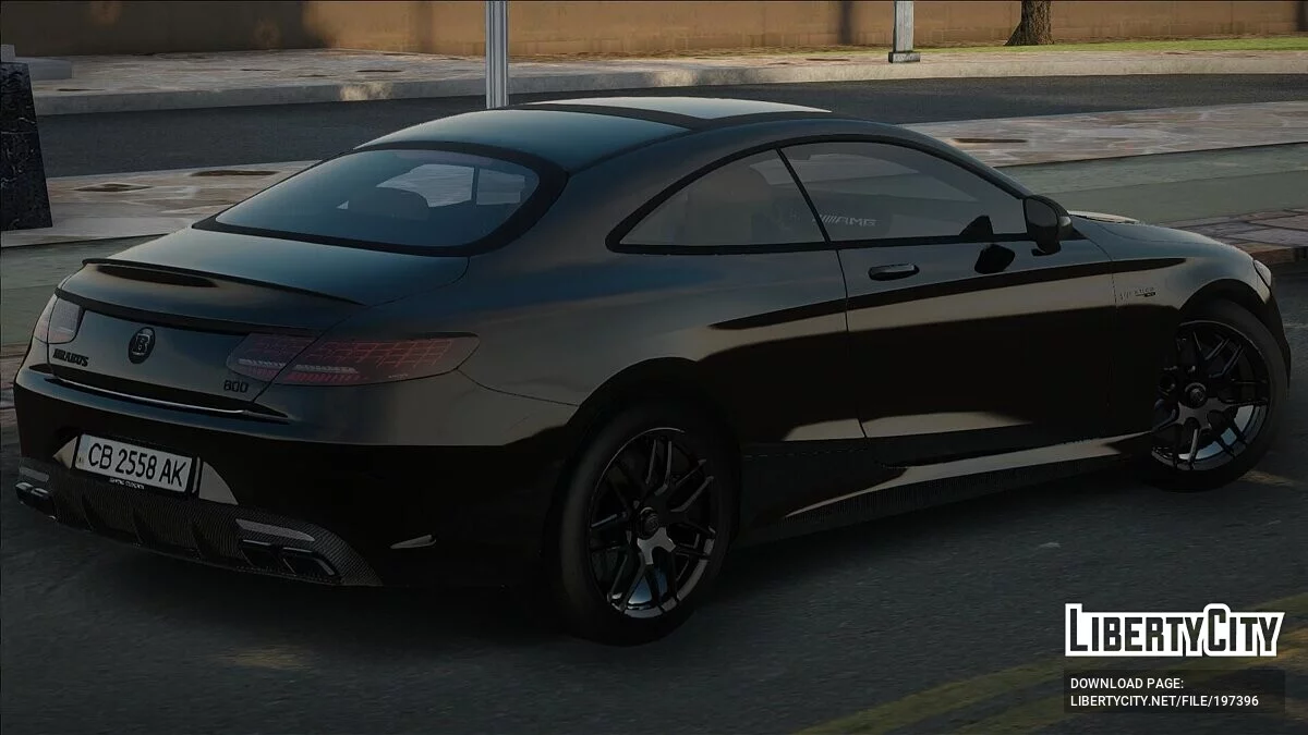 Mercedes-Benz S63 BRABUS 800 / GTA San Andreas