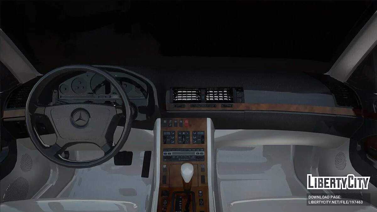 Mercedes-Benz W140 S600 / GTA San Andreas
