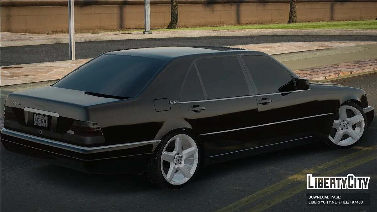 Mercedes-Benz W140 S600 / GTA San Andreas
