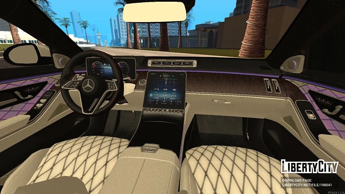 Mercedes-Benz W223 + CCD / GTA San Andreas