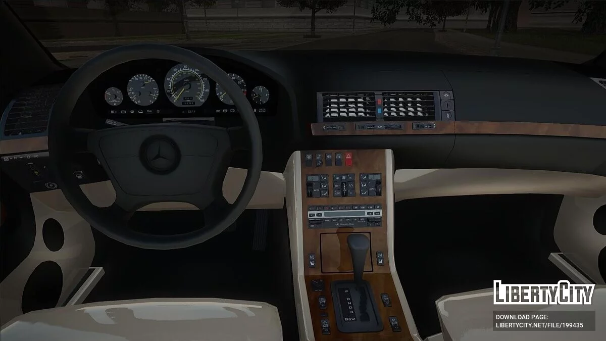 Mercedes-Benz S600 W140 / GTA San Andreas
