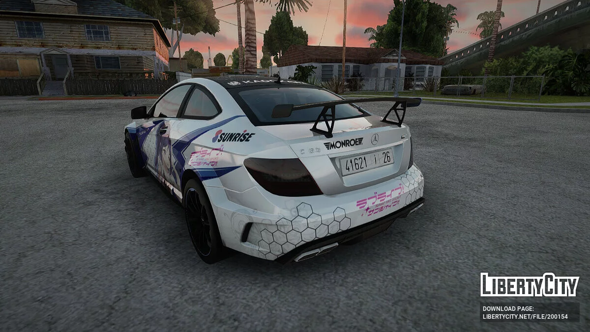 Mercedes-Benz C63 AMG BS / GTA San Andreas