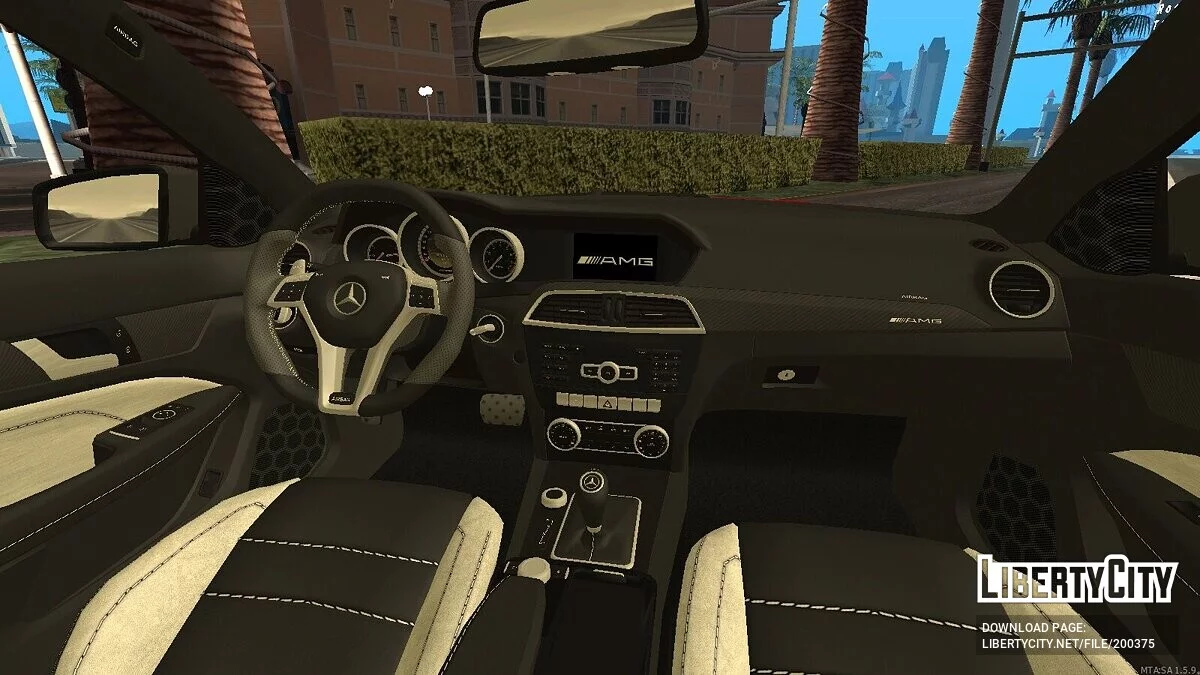 Mercedes-Benz C63 AMG + CCD / GTA San Andreas