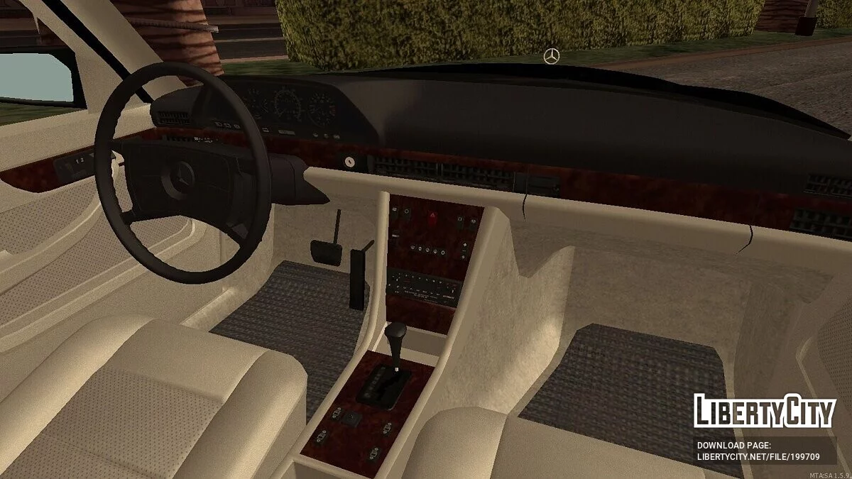 Mercedes-Benz W126 560 SEL + CCD / GTA San Andreas