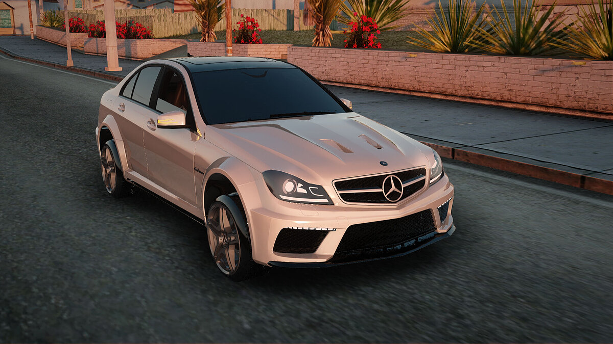 Скачать Mercedes-Benz C63 Armenia для GTA San Andreas