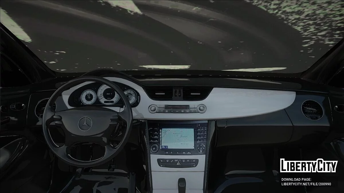 Mercedes-Benz CLS500 в снегу / GTA San Andreas