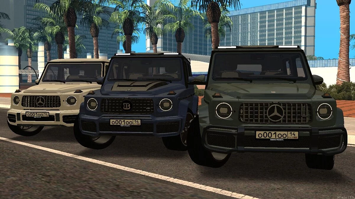 Mercedes-Benz G63 AMG + CCD / GTA San Andreas