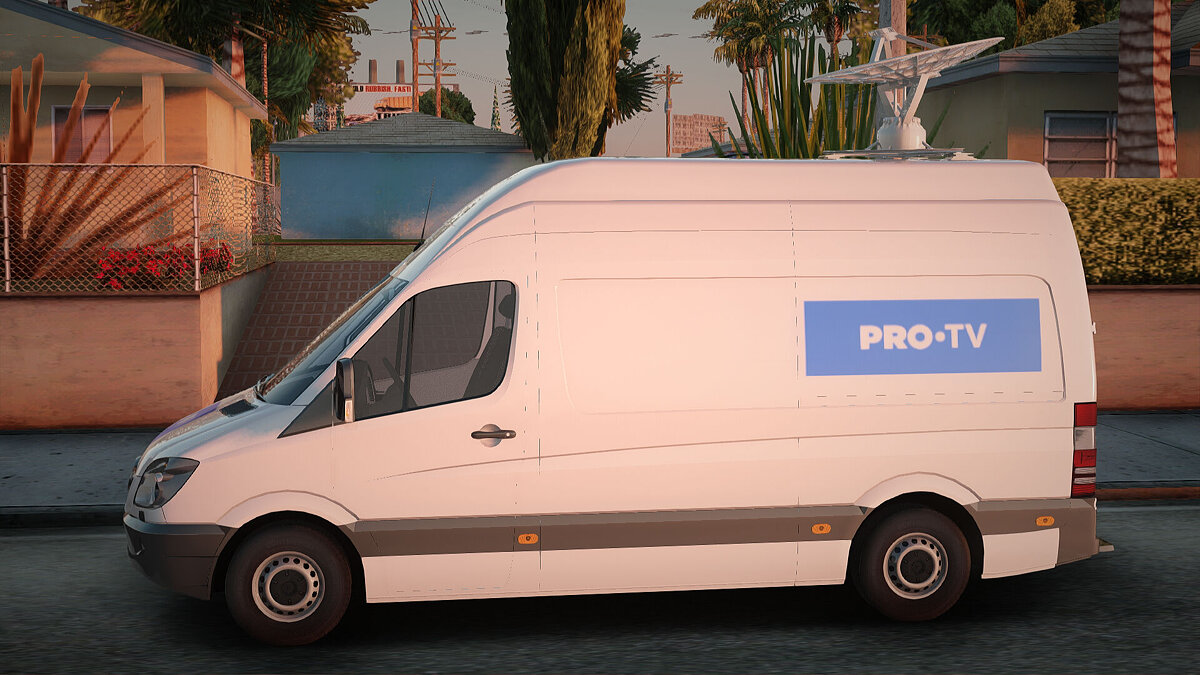 Скачать Mercedes-Benz Sprinter 311 CDI Pro-TV для GTA San Andreas