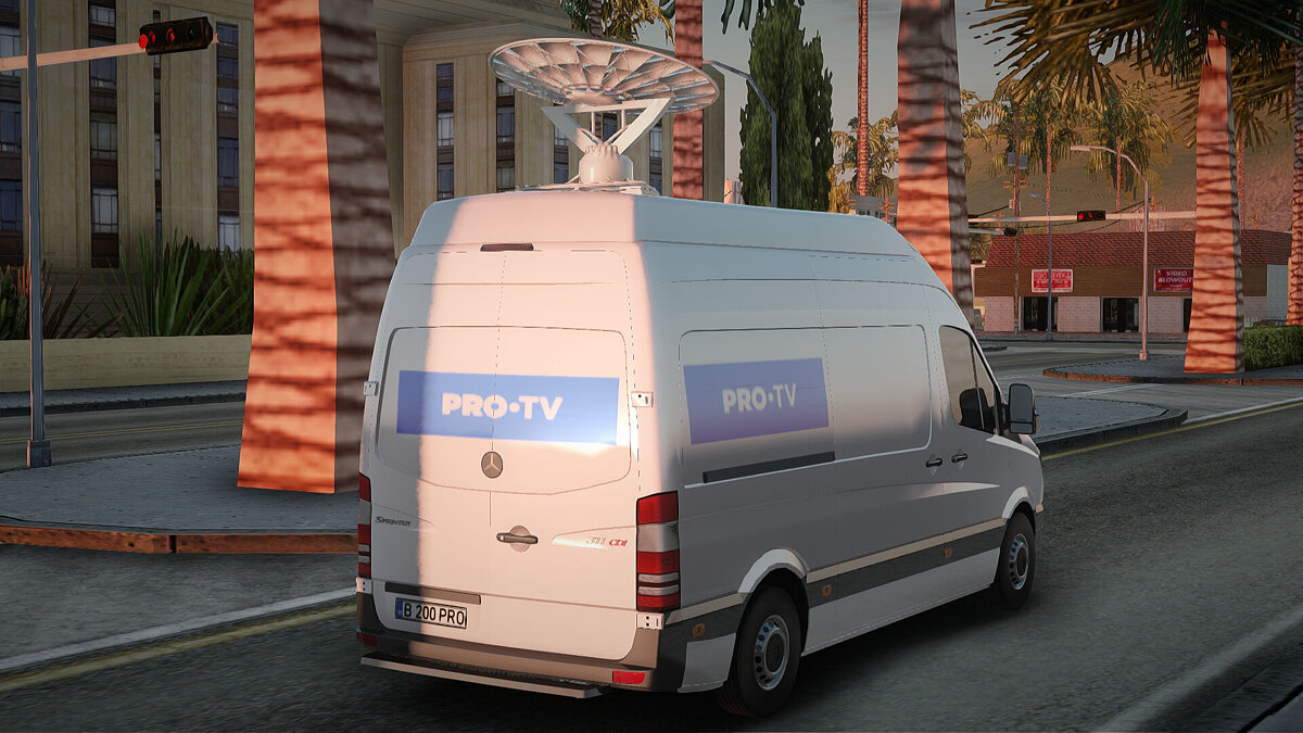 Скачать Mercedes-Benz Sprinter 311 CDI Pro-TV для GTA San Andreas