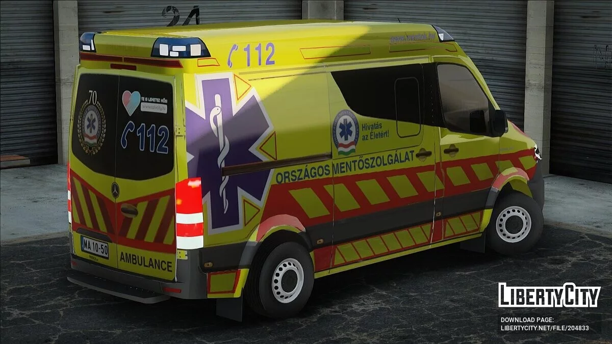 Mercedes-Benz Sprinter 2018 - Скорая Помощь / GTA San Andreas