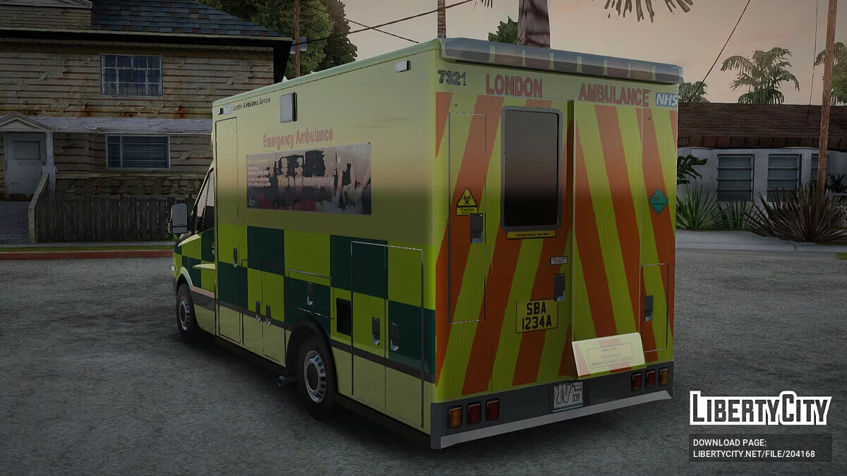 Mercedes-Benz Sprinter London Ambulance / GTA San Andreas