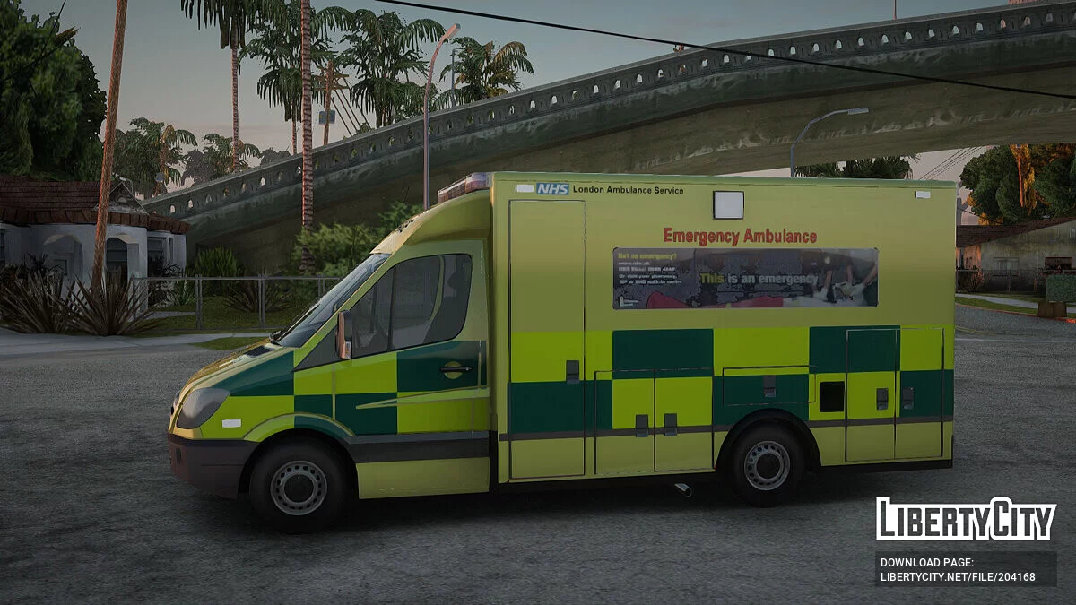 Mercedes-Benz Sprinter London Ambulance / GTA San Andreas
