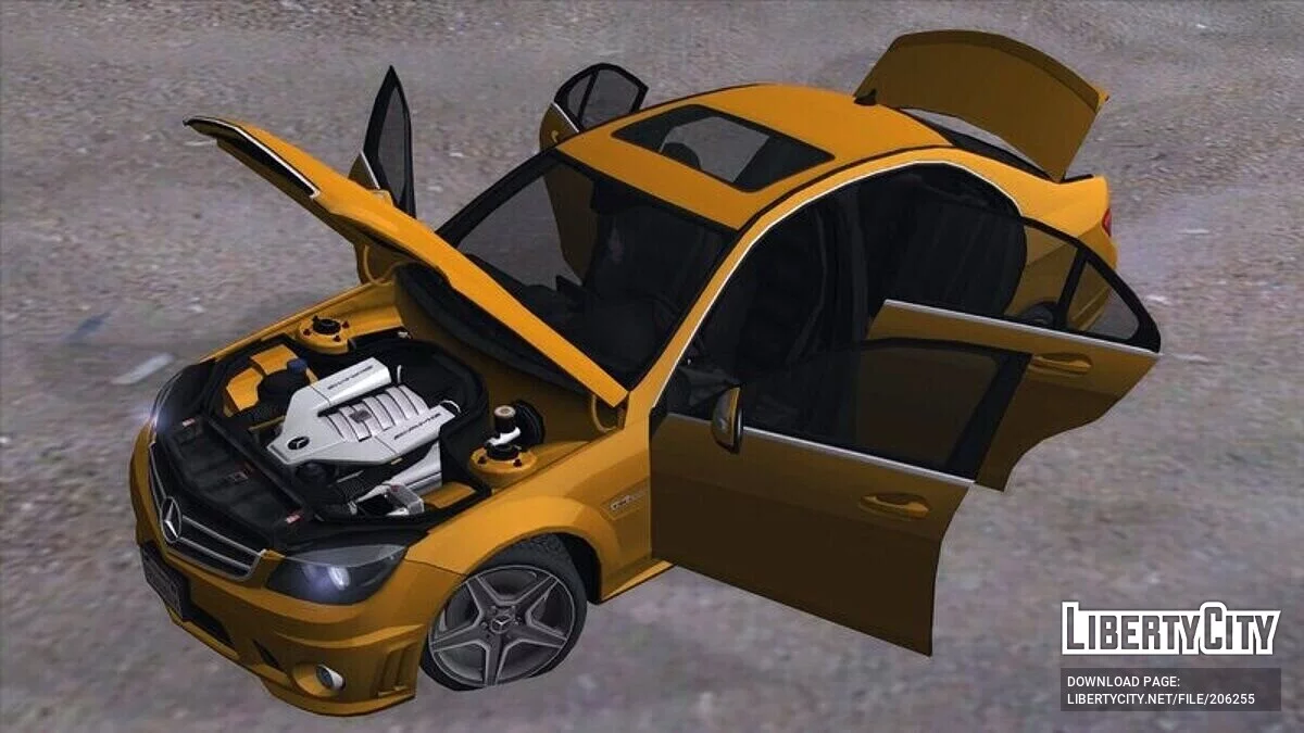 Mercedes-Benz C 63 (W204) 2008 / GTA San Andreas