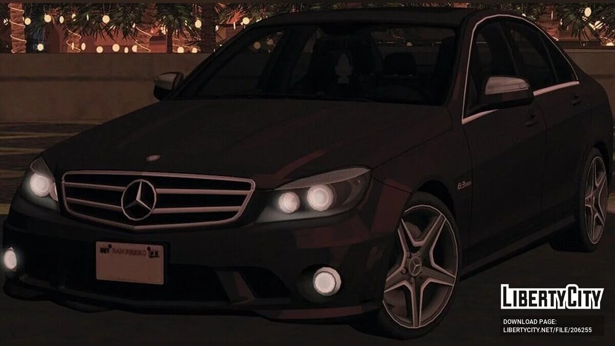 Mercedes-Benz C 63 (W204) 2008 / GTA San Andreas