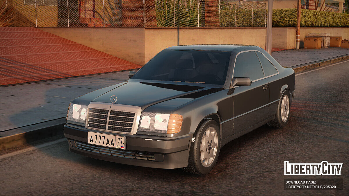 Скачать Mercedes-Benz W124 Coupe для GTA San Andreas