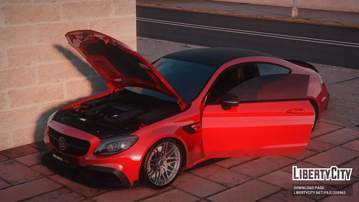 Mersedes c63 BRABUS / GTA San Andreas