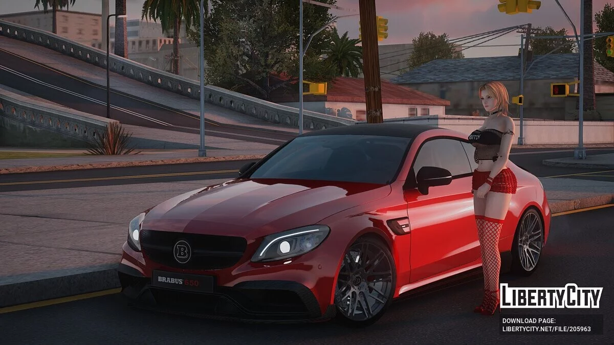 Mersedes c63 BRABUS / GTA San Andreas