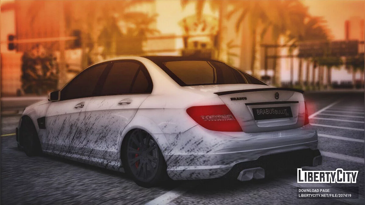 Mercedes-Benz C63 Brabus / GTA San Andreas