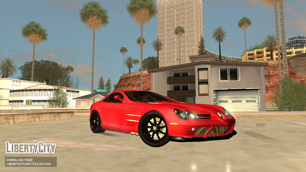 Скачать Mercedes-Benz SLR McLaren 722 для GTA San Andreas