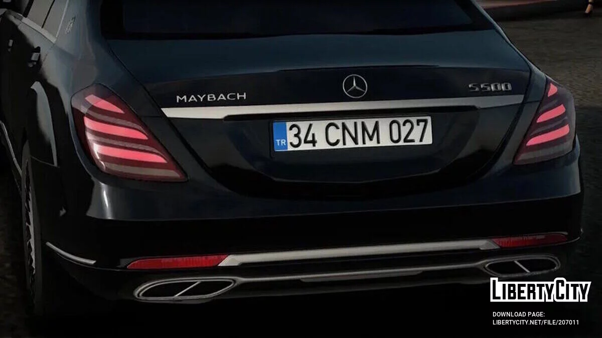 Mercedes-Benz W221 S500 W222 Maybach Conversion / GTA San Andreas