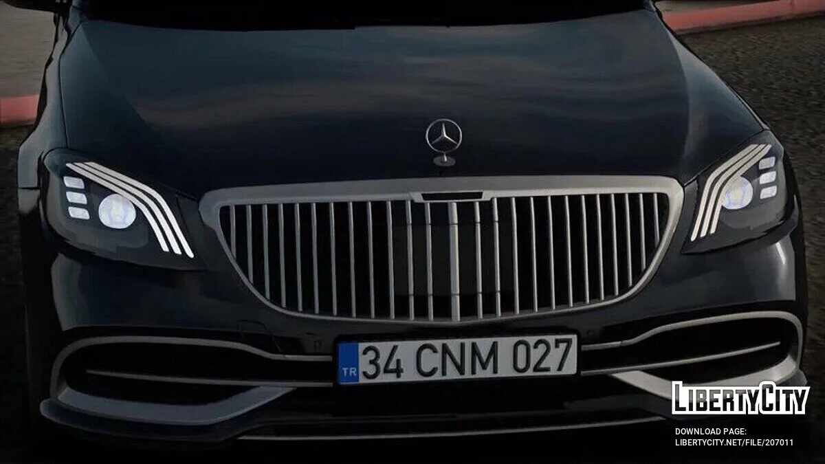 Mercedes-Benz W221 S500 W222 Maybach Conversion / GTA San Andreas