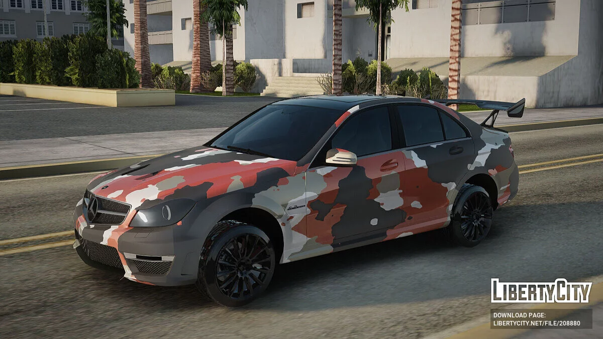 Mercedes-Benz S 63 Камуфляж / GTA San Andreas