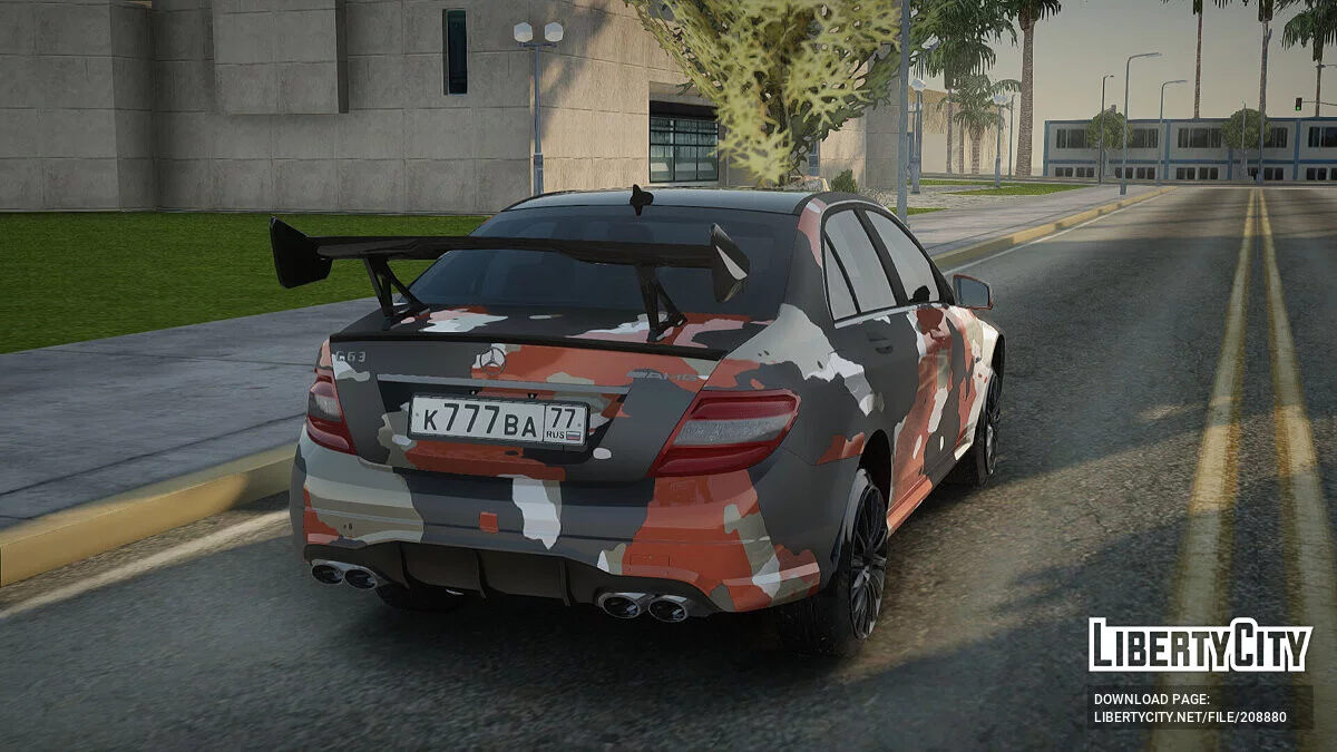 Mercedes-Benz S 63 Камуфляж / GTA San Andreas