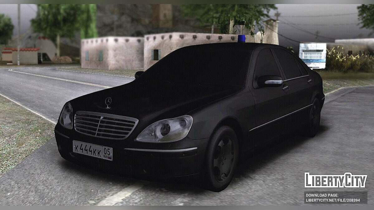 Скачать Mercedes-Benz S-Class W220 для GTA San Andreas