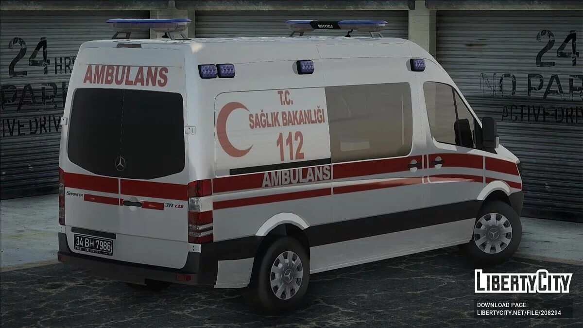 Mercedes-Benz Sprinter Ambulans / GTA San Andreas
