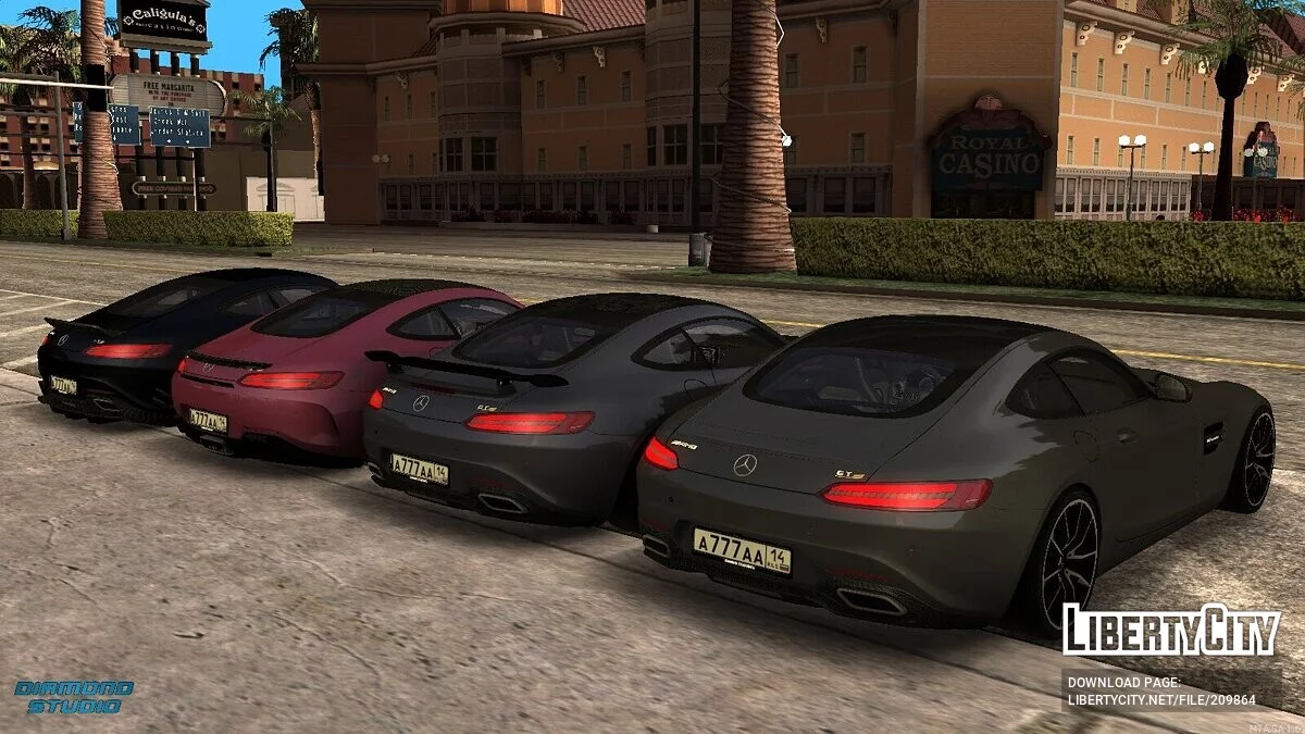 Mercedes-Benz AMG GT + CCD / GTA San Andreas