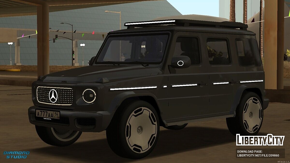 Скачать Mercedes-Benz EQG + CCD для GTA San Andreas