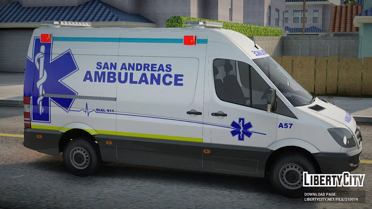 Mercedes-Benz Sprinter (San Andreas Ambulance) / GTA San Andreas