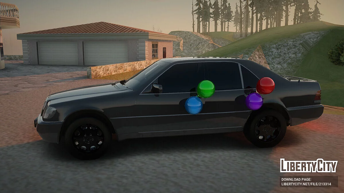 Mercedes-Benz 500 SE / GTA San Andreas