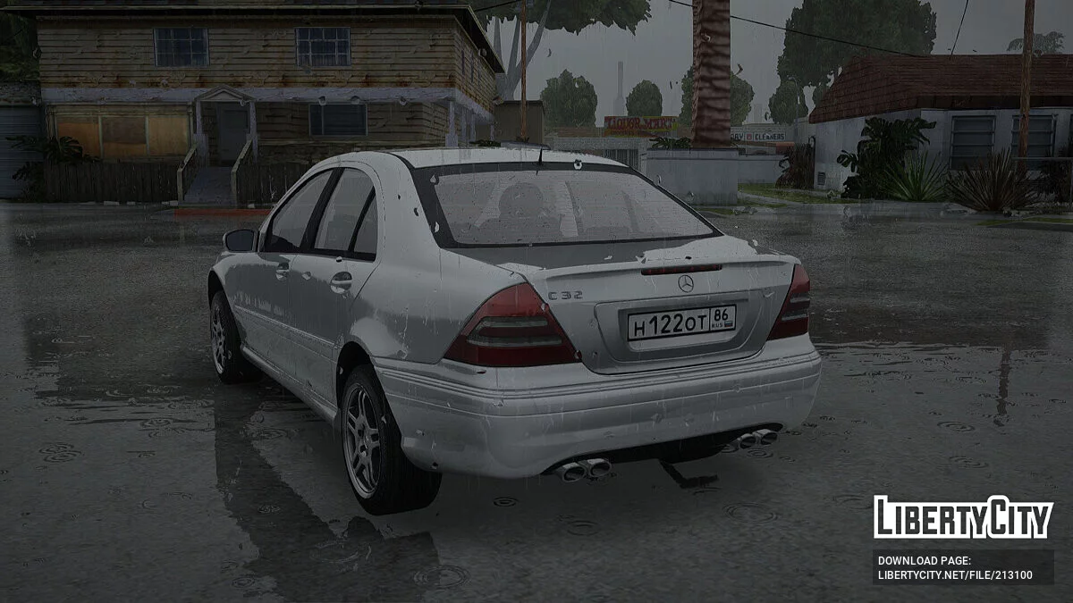 Mercedes-Benz C-класс — гражданская версия / GTA San Andreas