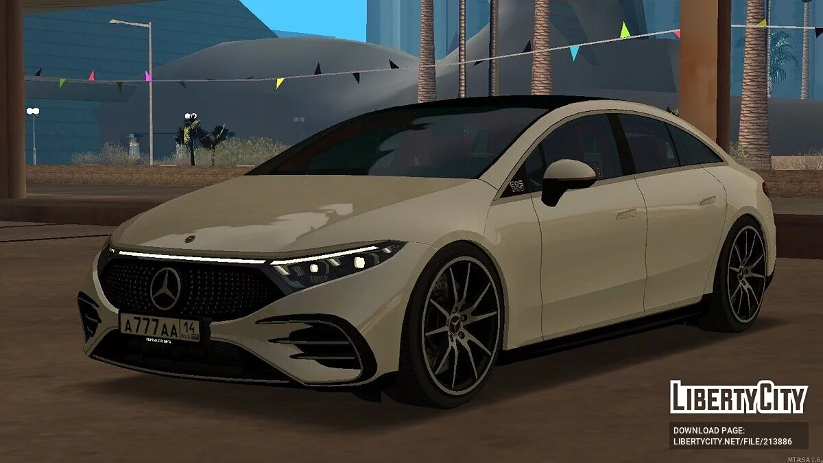 Mercedes-Benz EQS + CCD / GTA San Andreas
