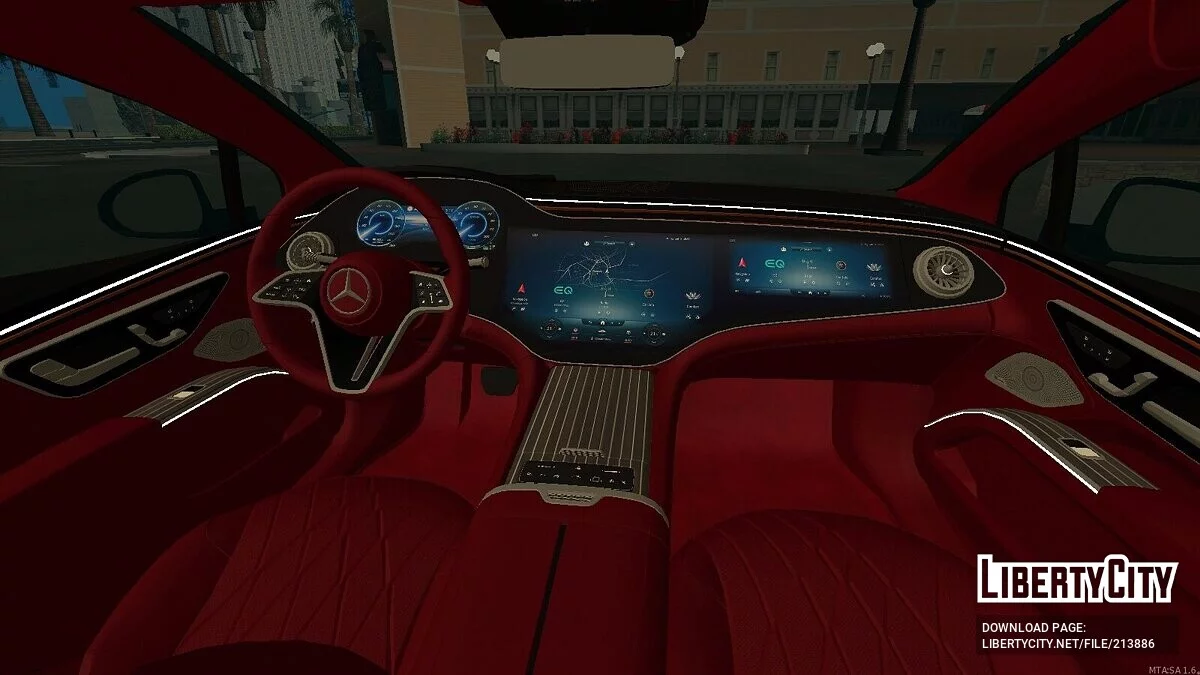Mercedes-Benz EQS + CCD / GTA San Andreas