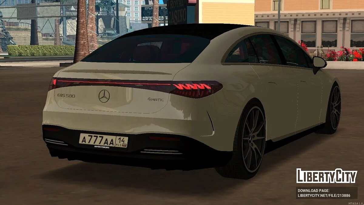 Mercedes-Benz EQS + CCD / GTA San Andreas