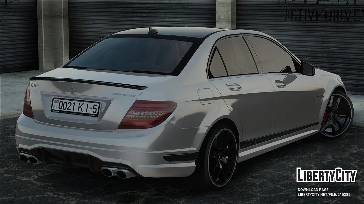 Mercedes-Benz AMG C63 w204 / GTA San Andreas