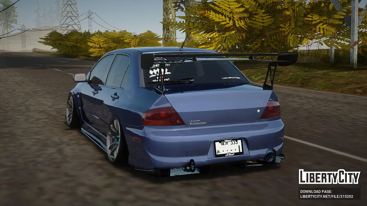 Mitsubishi Lancer Evo VIII (Stance) / GTA San Andreas