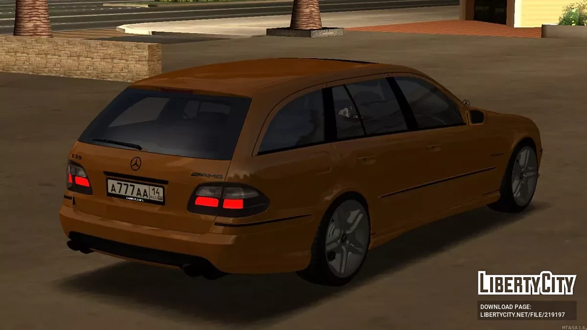 Mercedes-Benz E55 AMG (W211) Wagon + CCD / GTA San Andreas