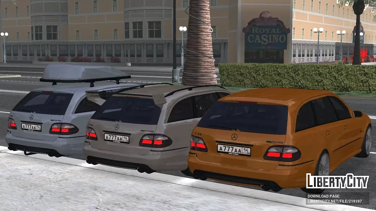 Mercedes-Benz E55 AMG (W211) Wagon + CCD / GTA San Andreas