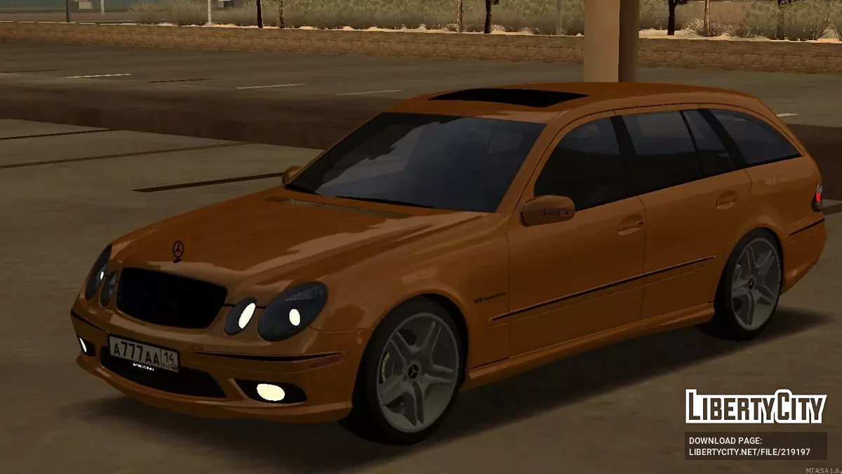 Mercedes-Benz E55 AMG (W211) Wagon + CCD / GTA San Andreas