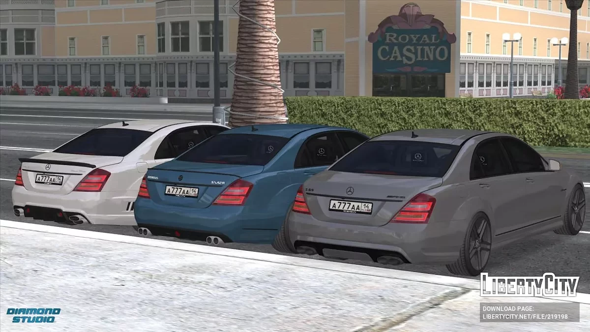 Mercedes-Benz S65 W221 + CCD / GTA San Andreas