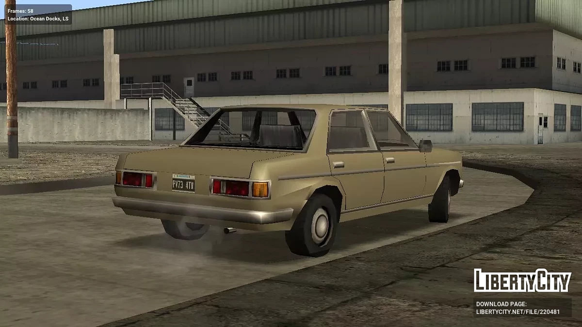 Admiral 300D W123 (как Mercedes-Benz) / GTA San Andreas