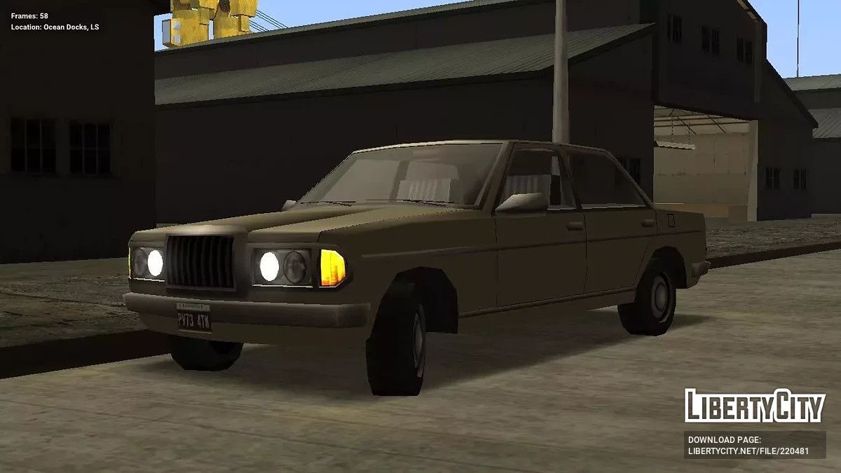 Admiral 300D W123 (как Mercedes-Benz) / GTA San Andreas